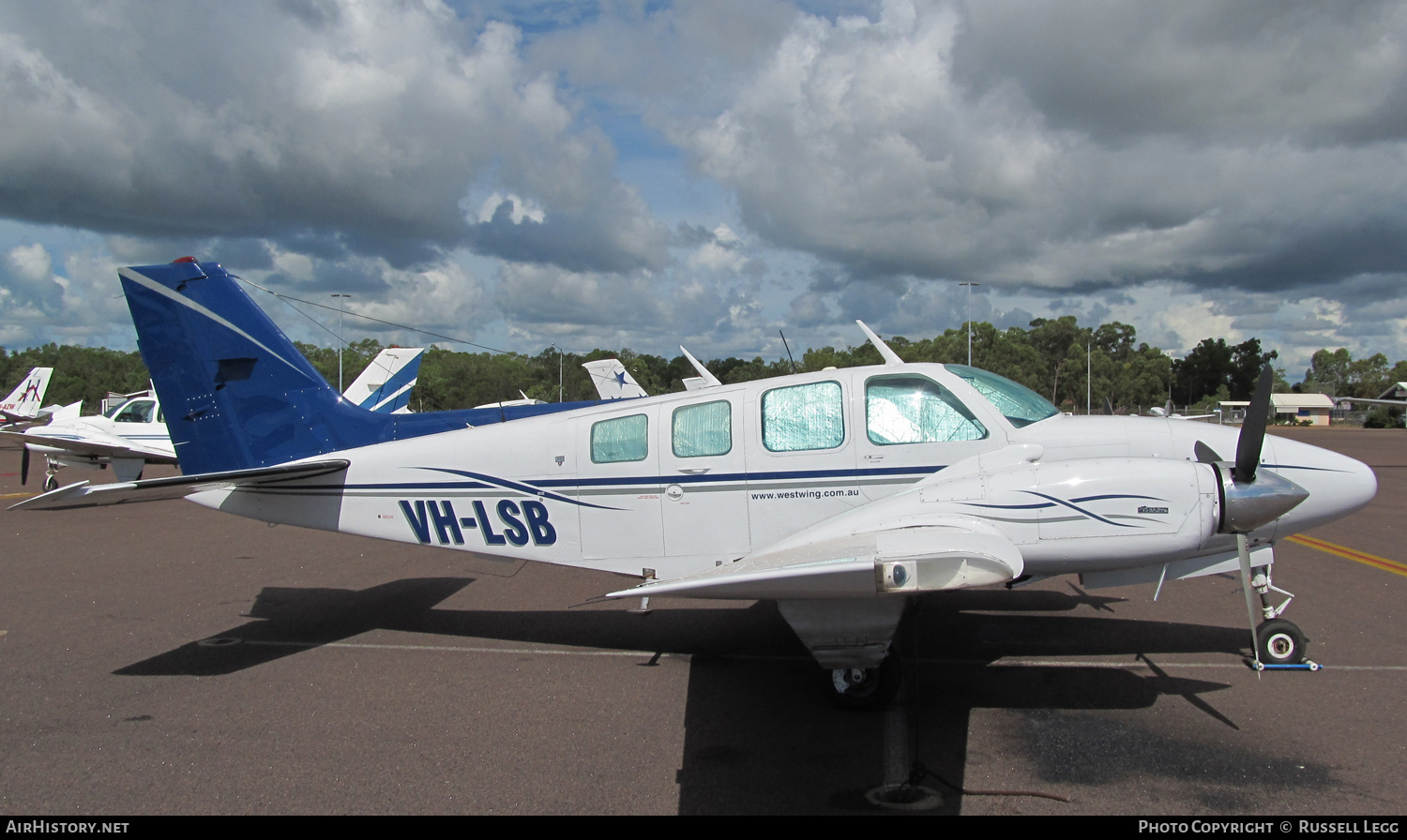 Aircraft Photo of VH-LSB | Beech 58 Baron | Westwing Aviation | AirHistory.net #639384