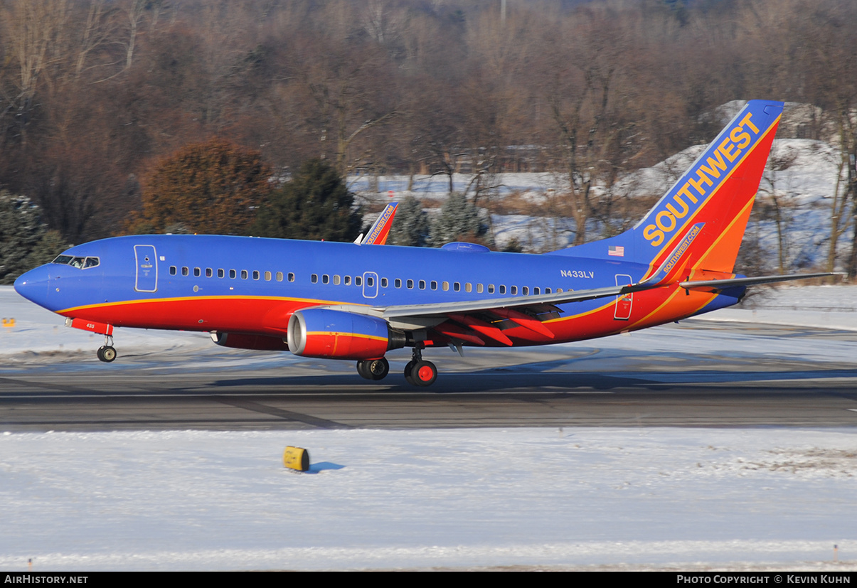Aircraft Photo of N433LV | Boeing 737-7H4 | Southwest Airlines | AirHistory.net #639397