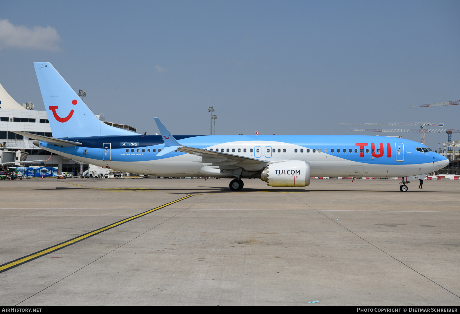 Aircraft Photo of SE-RND | Boeing 737-8 Max 8 | TUI | AirHistory.net #639431