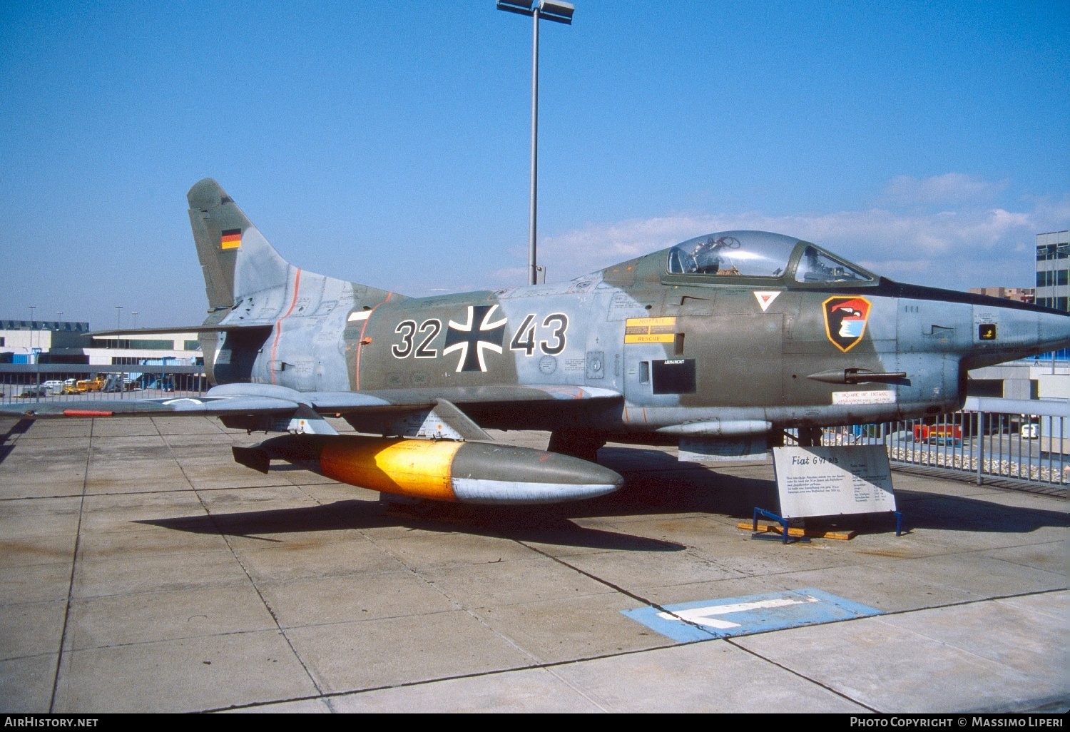 Aircraft Photo of 3243 | Fiat G-91R/3 | Germany - Air Force | AirHistory.net #639461