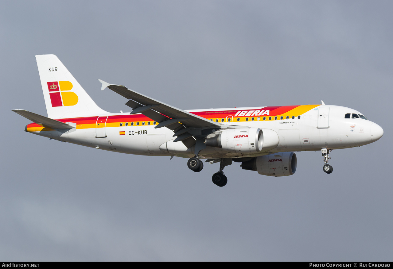 Aircraft Photo of EC-KUB | Airbus A319-111 | Iberia | AirHistory.net #639487