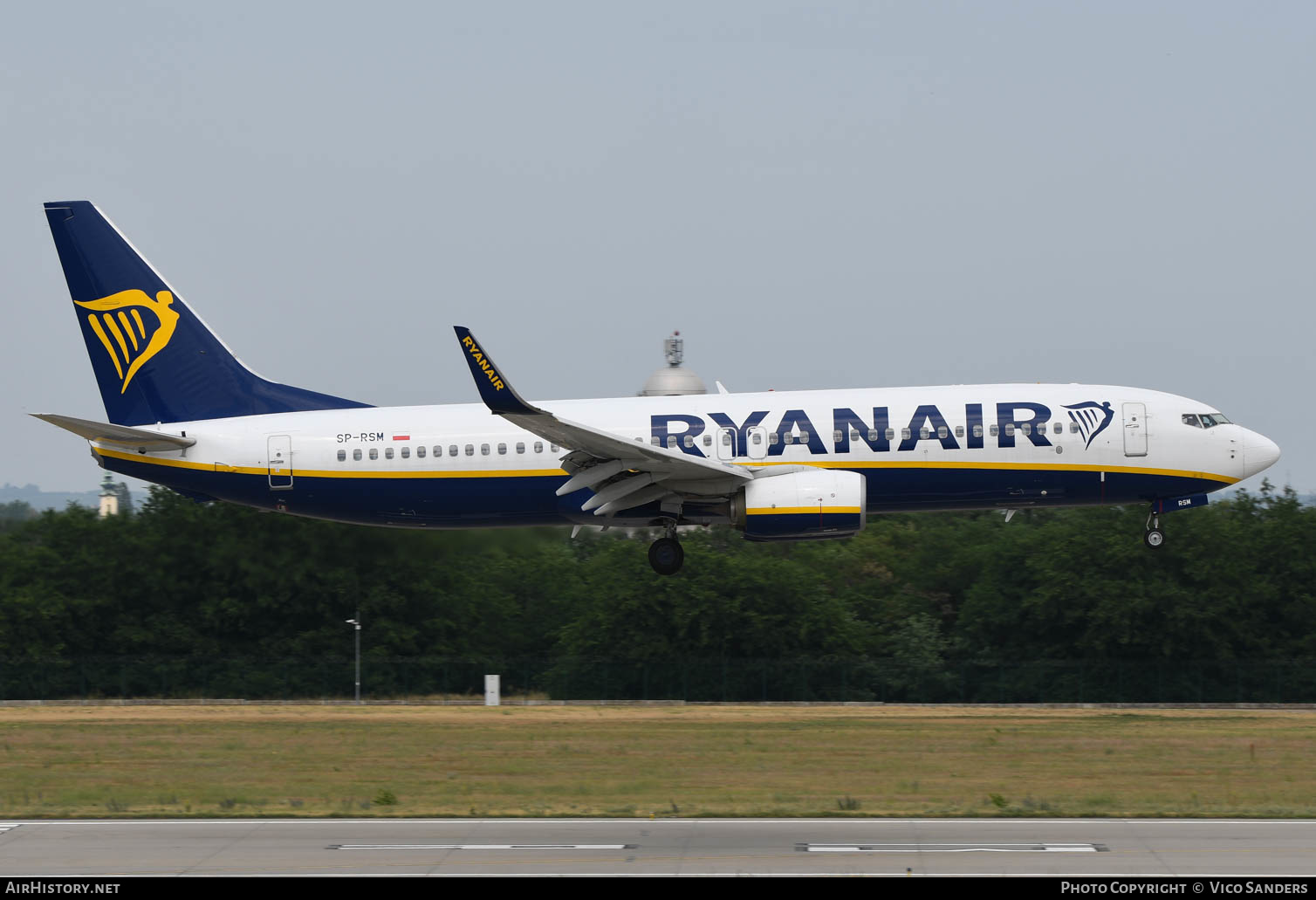 Aircraft Photo of SP-RSM | Boeing 737-800 | Ryanair | AirHistory.net #639503
