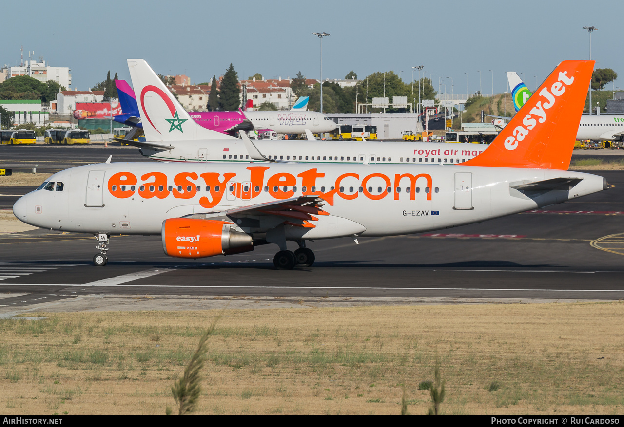 Aircraft Photo of G-EZAV | Airbus A319-111 | EasyJet | AirHistory.net #639516