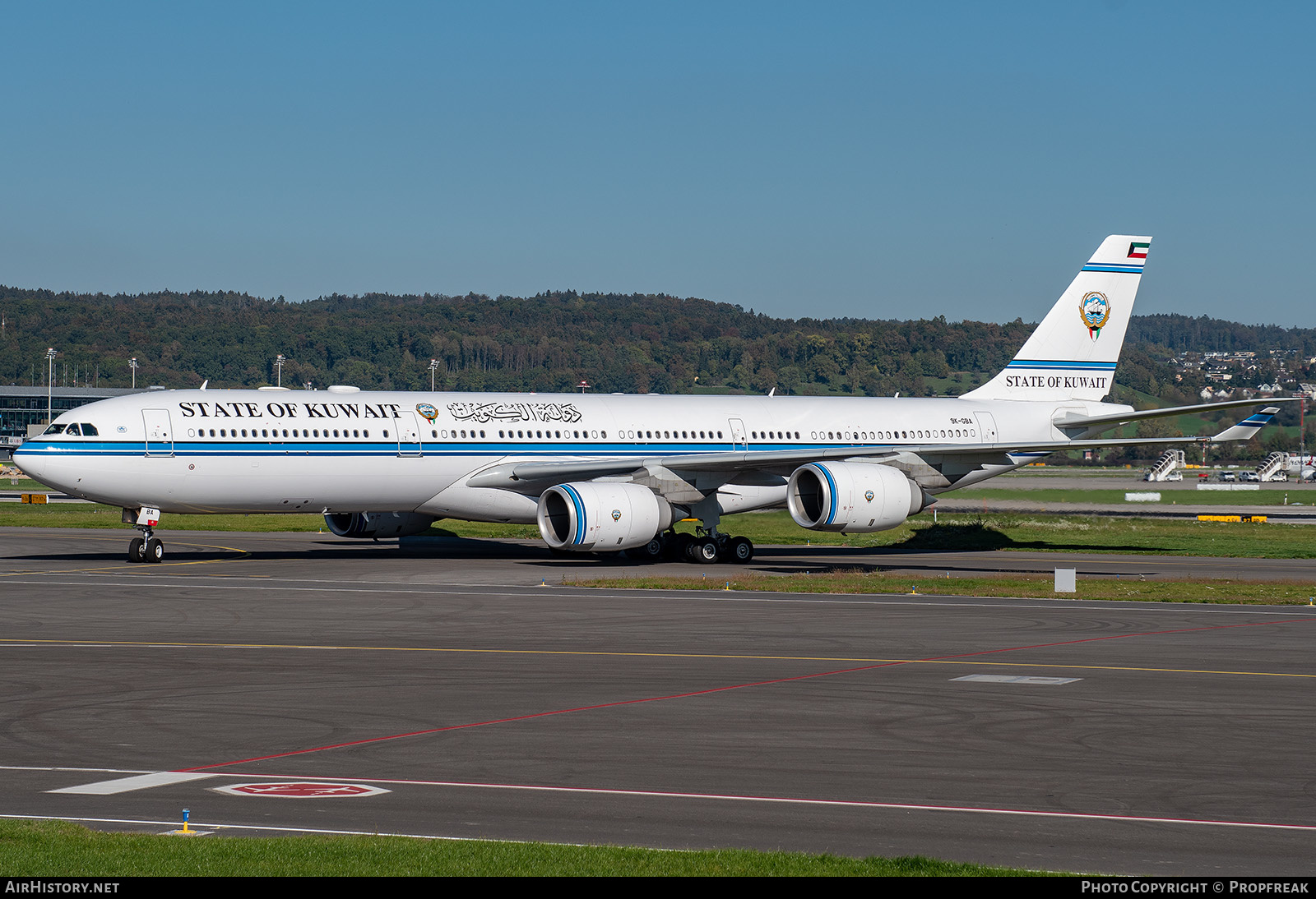 Aircraft Photo of 9K-GBA | Airbus A340-542 | State of Kuwait | AirHistory.net #639519