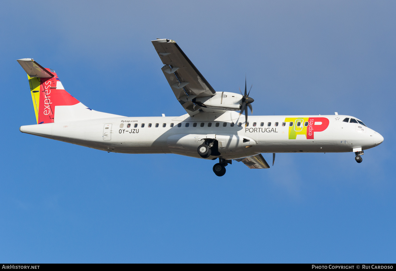Aircraft Photo of OY-JZU | ATR ATR-72-500 (ATR-72-212A) | TAP Air Portugal Express | AirHistory.net #639521