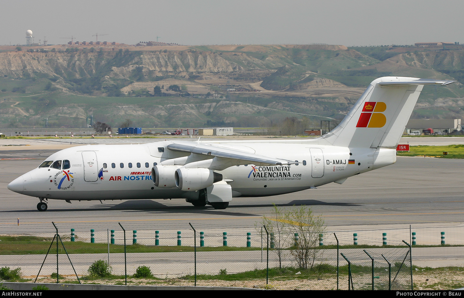 Aircraft Photo of D-AMAJ | British Aerospace BAe-146-200A | Iberia Regional | AirHistory.net #639523