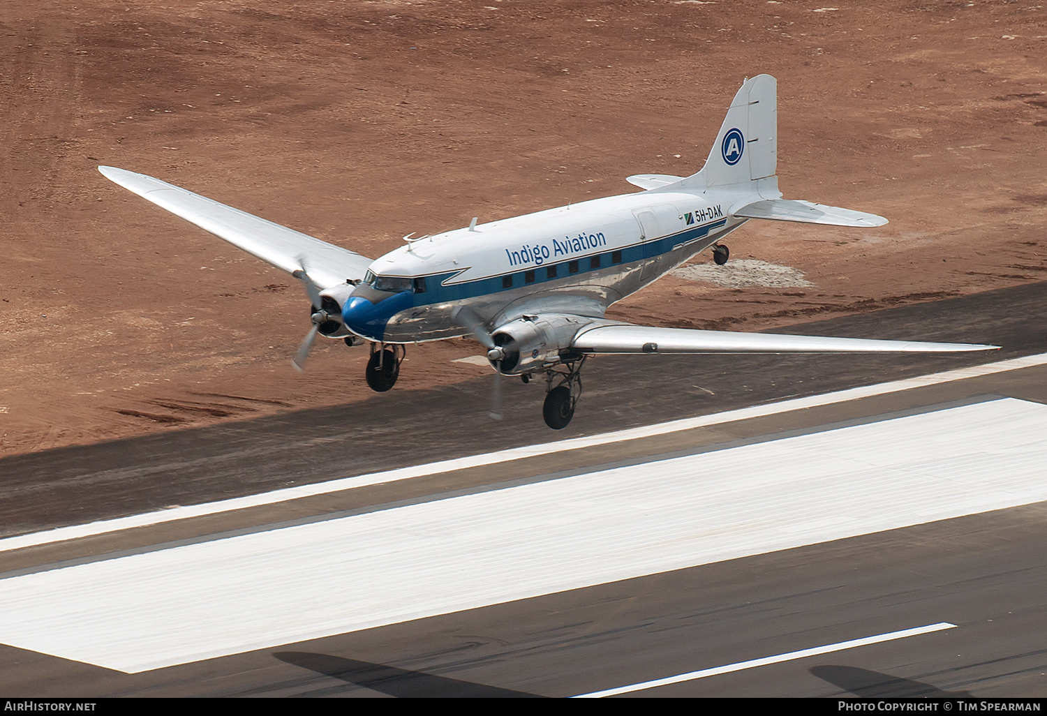 Aircraft Photo of 5H-DAK | Douglas C-47A Skytrain | Indigo Aviation | AirHistory.net #639534