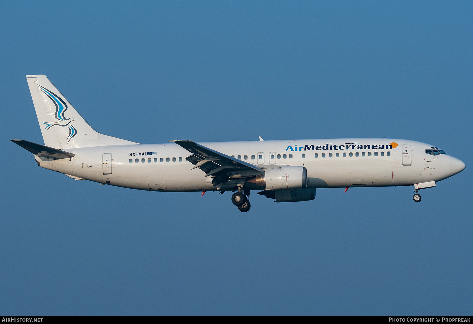 Aircraft Photo of SX-MAI | Boeing 737-4K5 | Air Mediterranean | AirHistory.net #639547