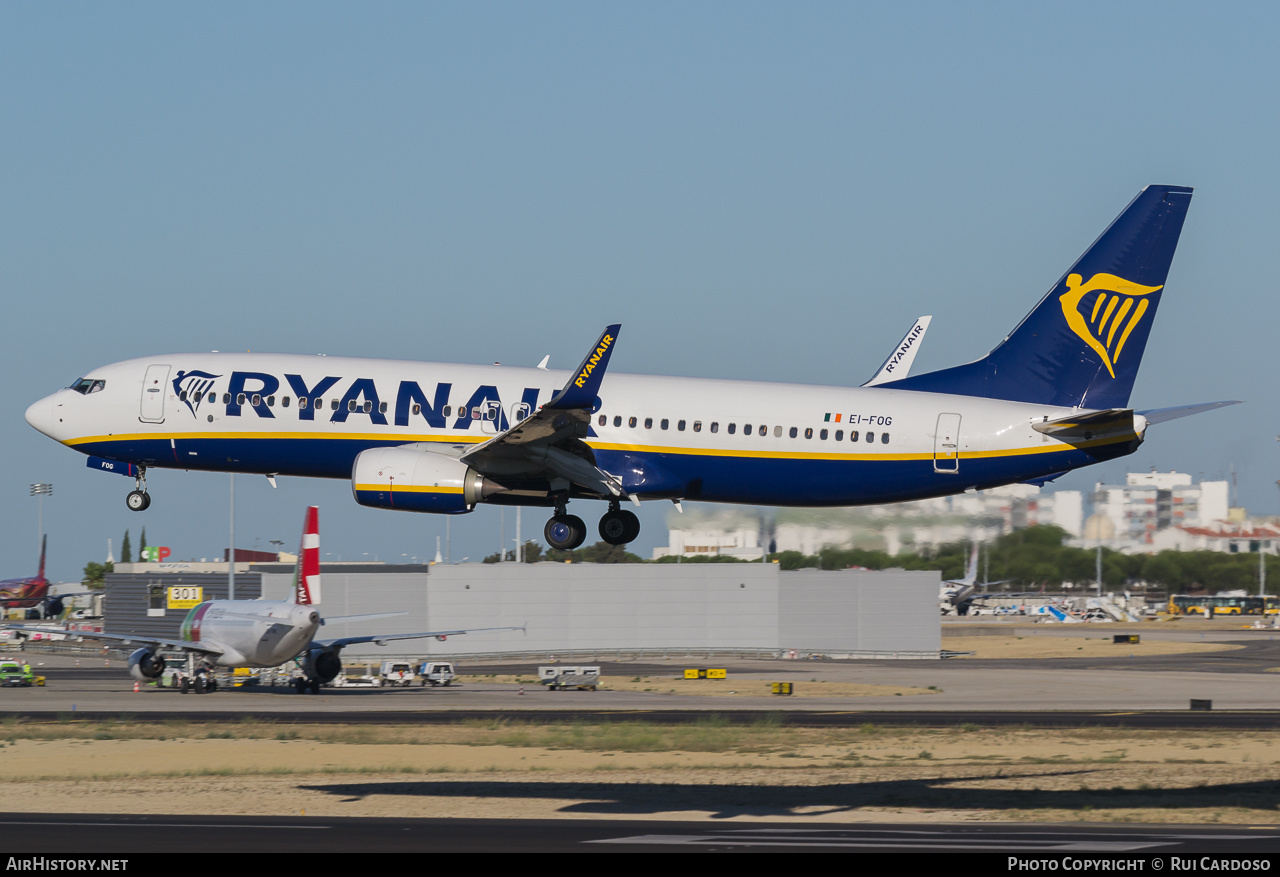 Aircraft Photo of EI-FOG | Boeing 737-8AS | Ryanair | AirHistory.net #639553