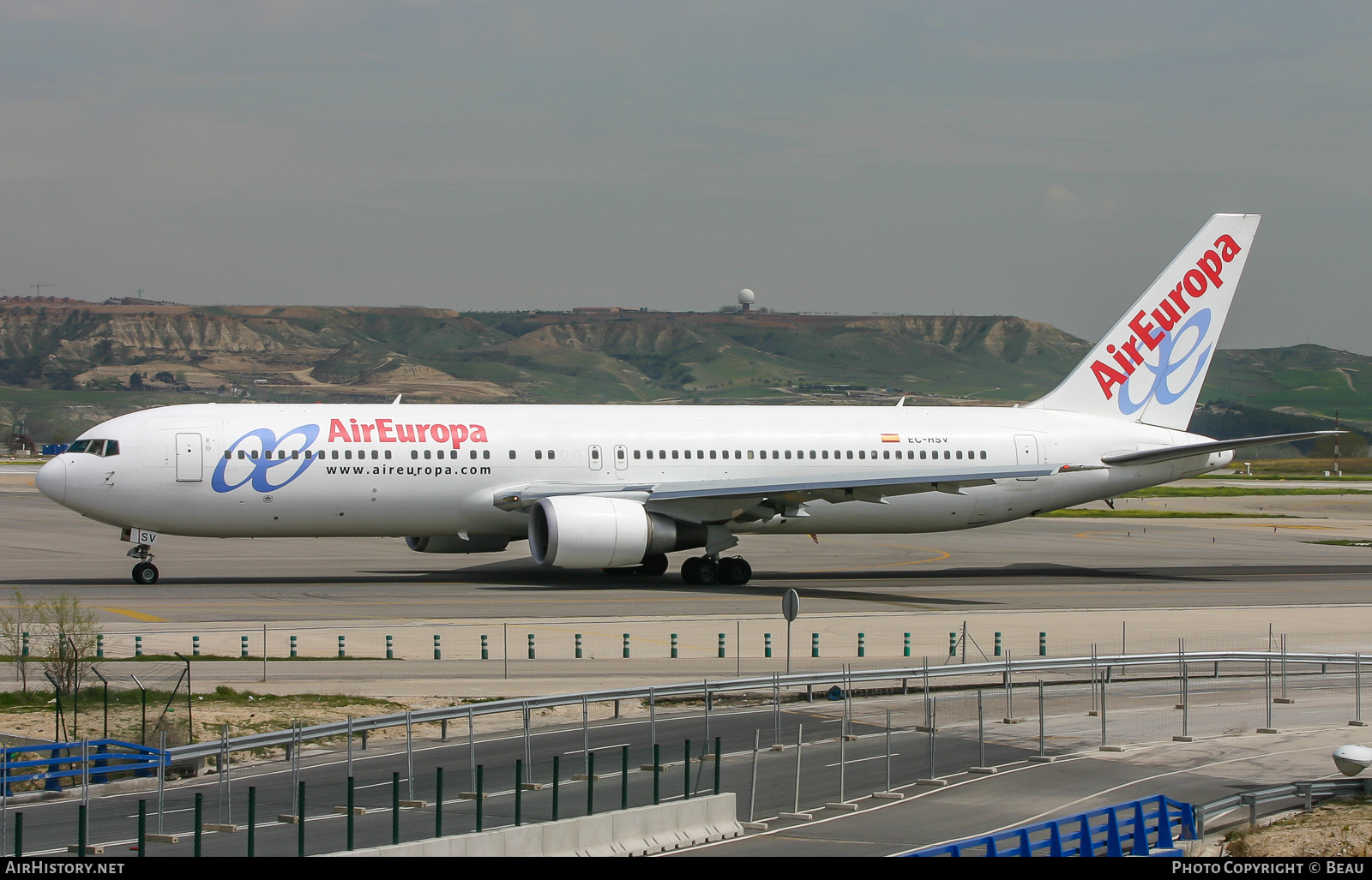 Aircraft Photo of EC-HSV | Boeing 767-3Q8/ER | Air Europa | AirHistory.net #639555