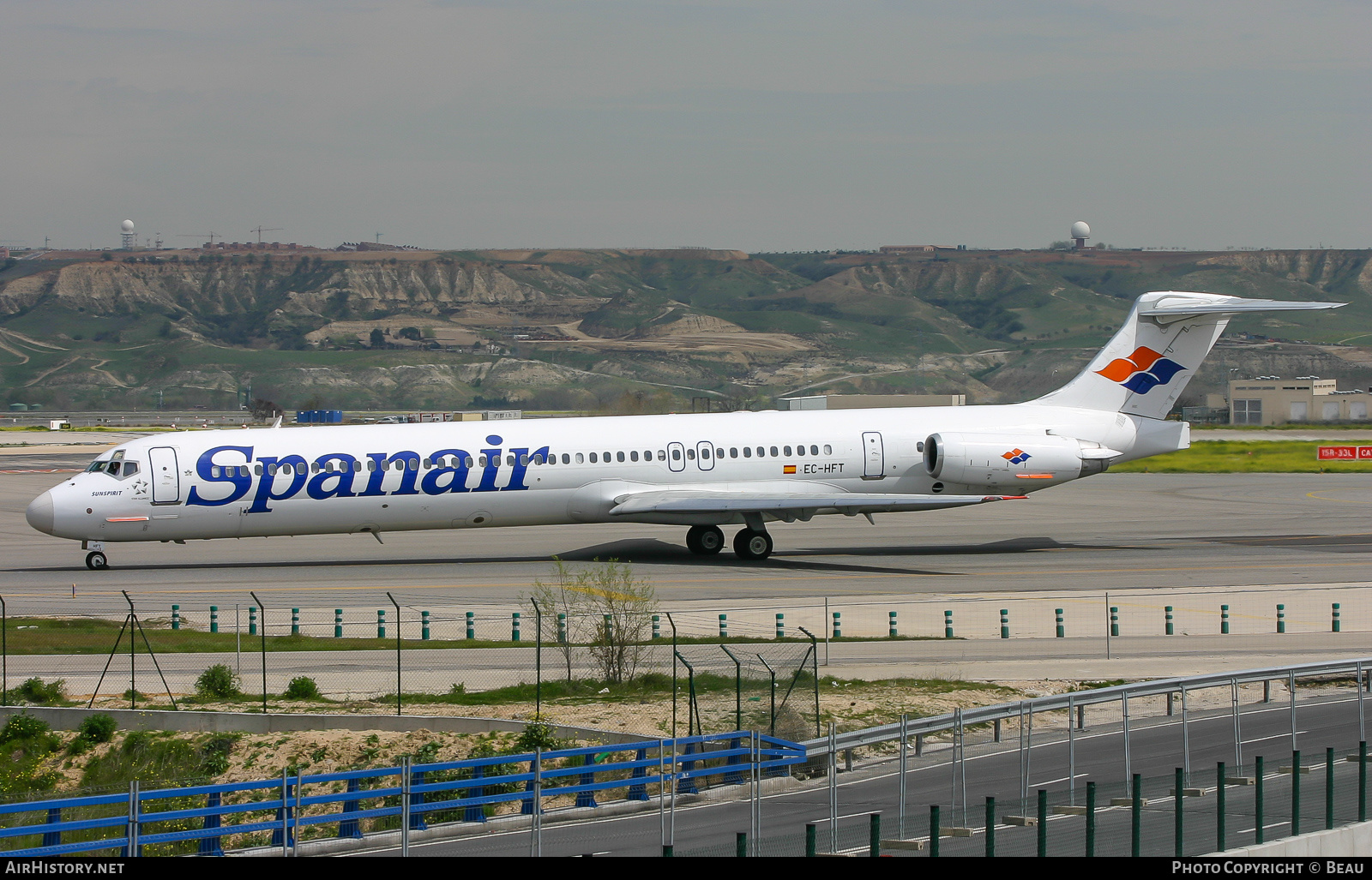 Aircraft Photo of EC-HFT | McDonnell Douglas MD-82 (DC-9-82) | Spanair | AirHistory.net #639556