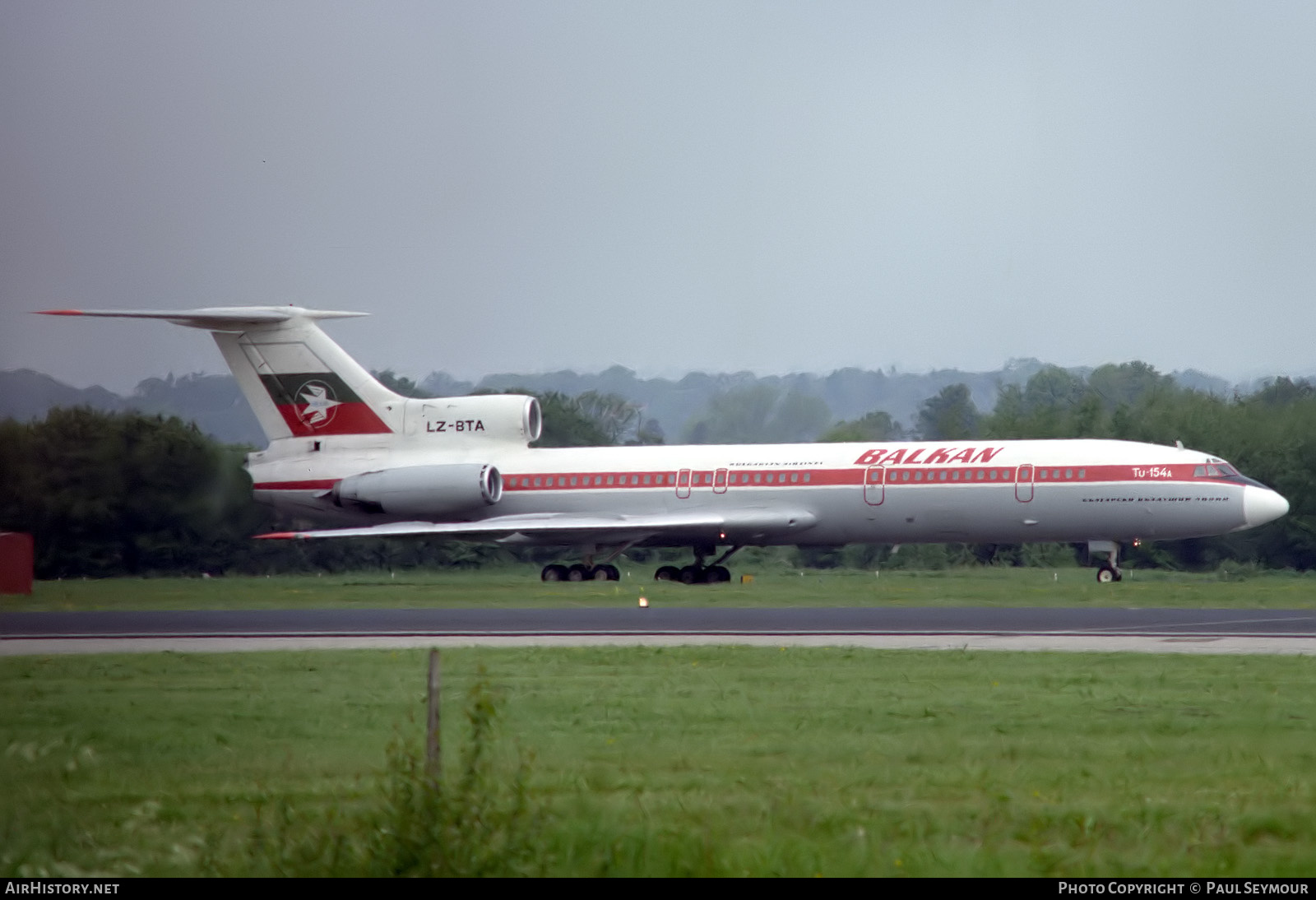 Aircraft Photo of LZ-BTA | Tupolev Tu-154A | Balkan - Bulgarian Airlines | AirHistory.net #639563