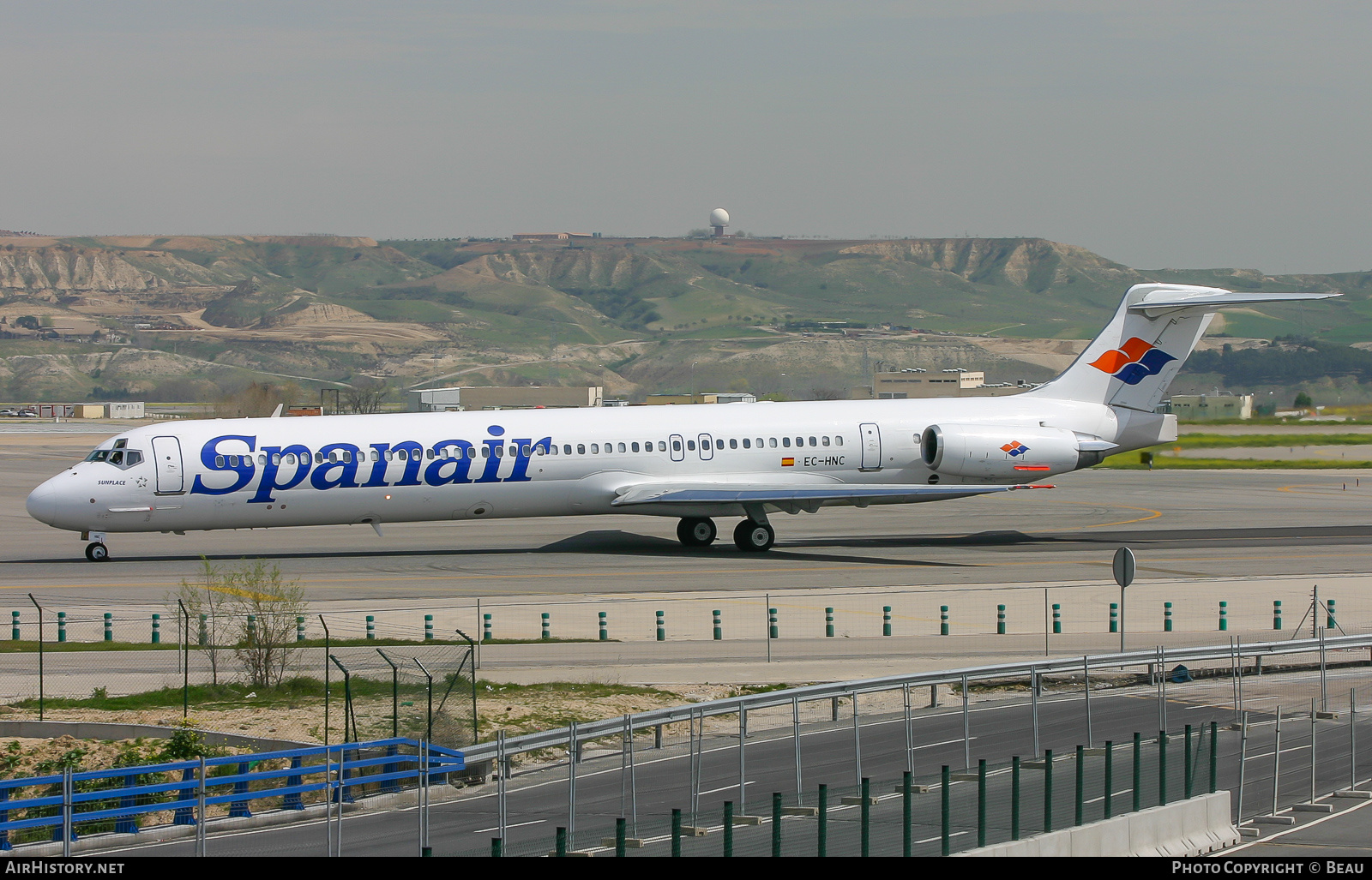 Aircraft Photo of EC-HNC | McDonnell Douglas MD-83 (DC-9-83) | Spanair | AirHistory.net #639573