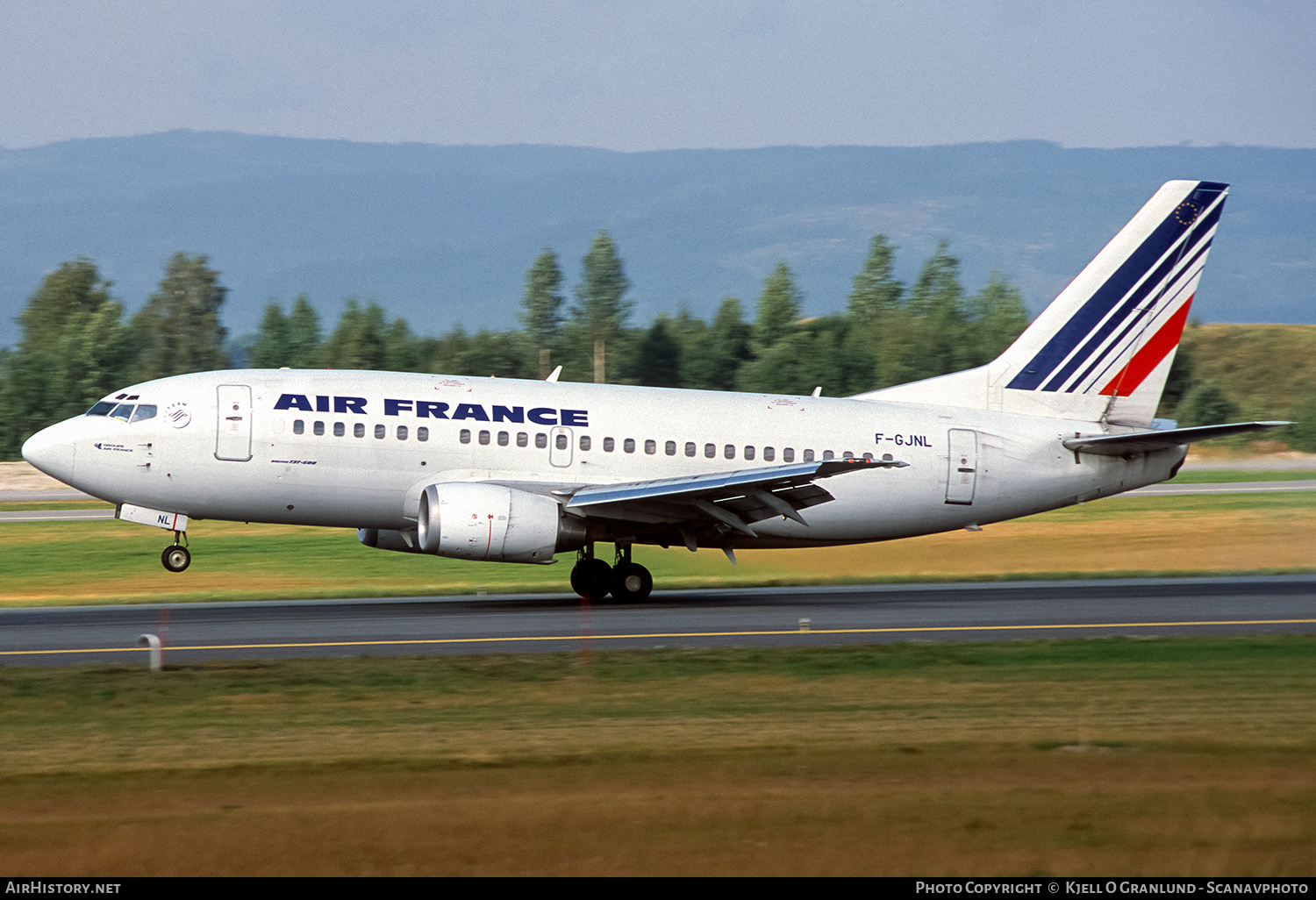Aircraft Photo of F-GJNL | Boeing 737-5H6 | Air France | AirHistory.net #639583