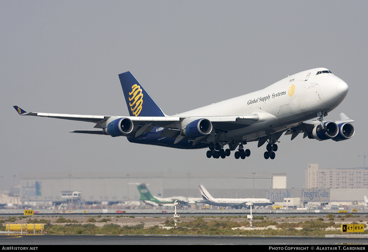 Aircraft Photo of G-GSSA | Boeing 747-47UF/SCD | Global Supply Systems | AirHistory.net #639596