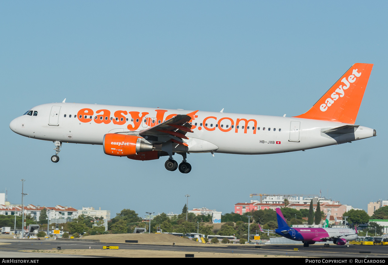 Aircraft Photo of HB-JXB | Airbus A320-214 | EasyJet | AirHistory.net #639631