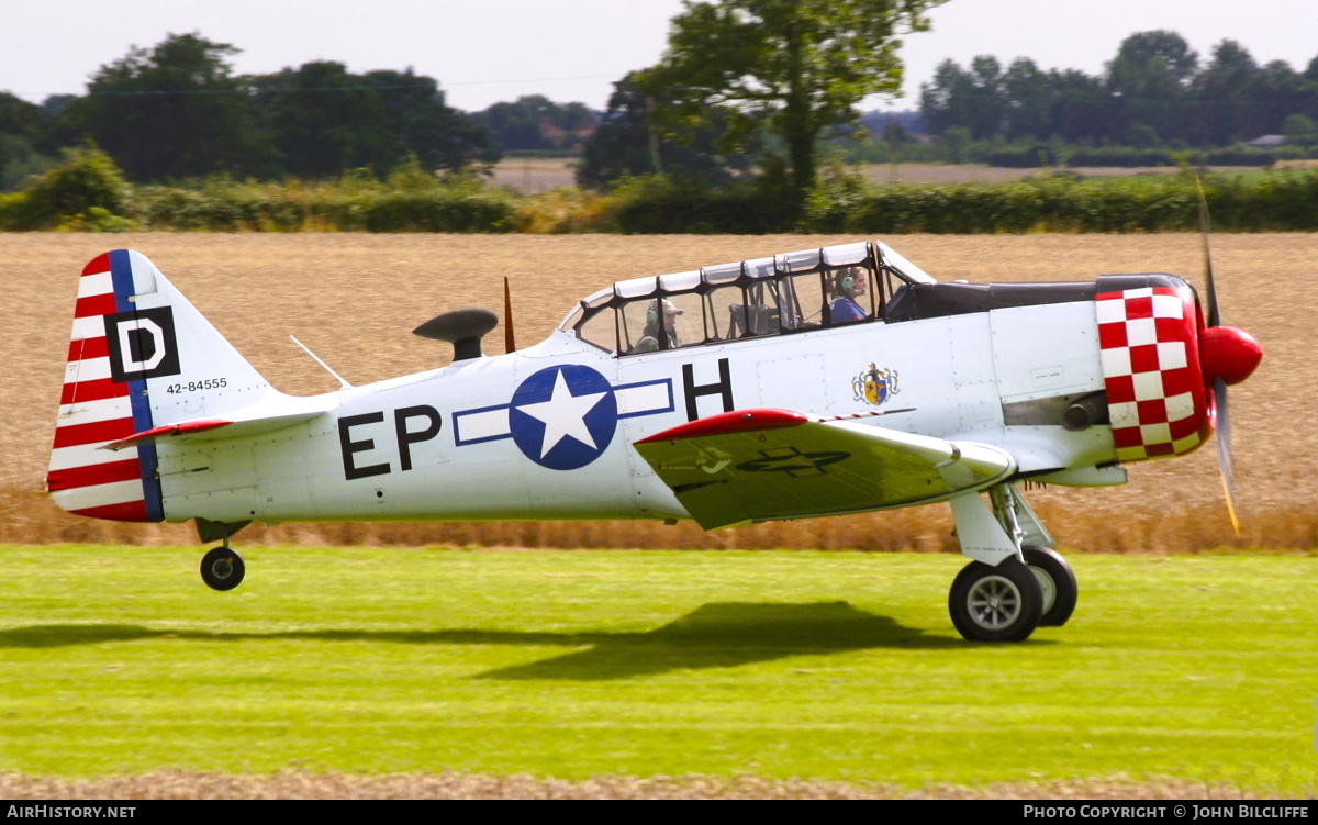 Aircraft Photo of G-ELMH / 42-84555 | North American AT-6D Harvard III | USA - Air Force | AirHistory.net #639644