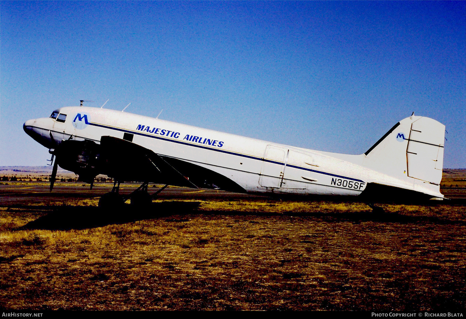 Aircraft Photo of N305SF | Douglas C-47 Skytrain | Majestic Airlines | AirHistory.net #639650