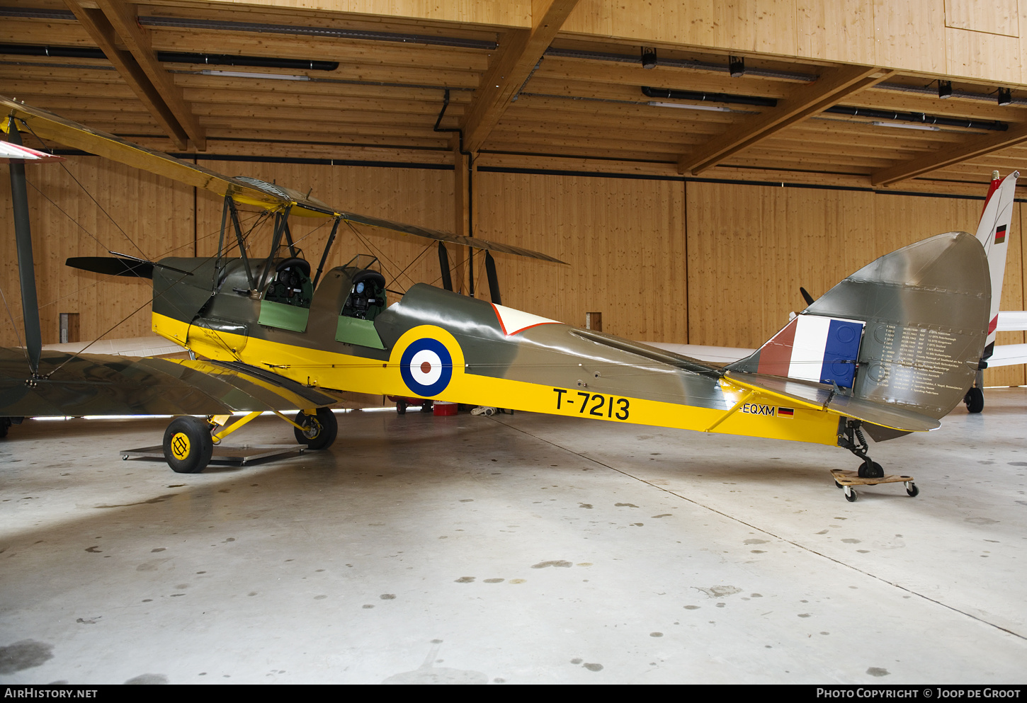 Aircraft Photo of D-EQXM / T7213 | De Havilland D.H. 82A Tiger Moth | UK - Air Force | AirHistory.net #639651