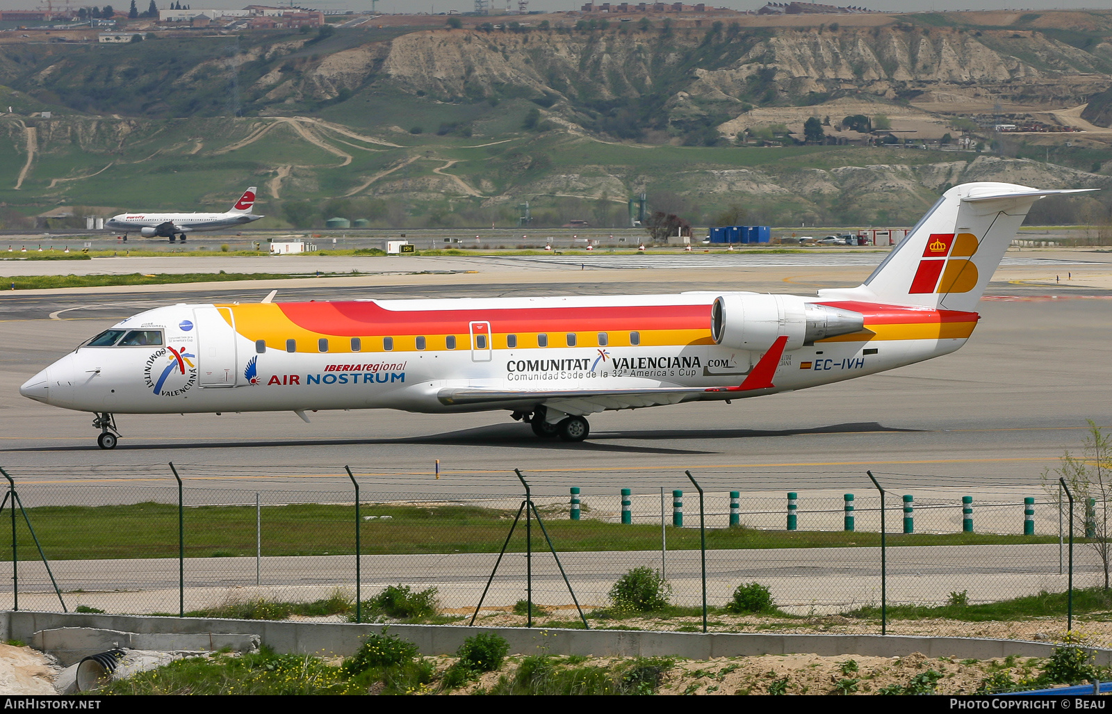 Aircraft Photo of EC-IVH | Bombardier CRJ-200ER (CL-600-2B19) | Iberia Regional | AirHistory.net #639682
