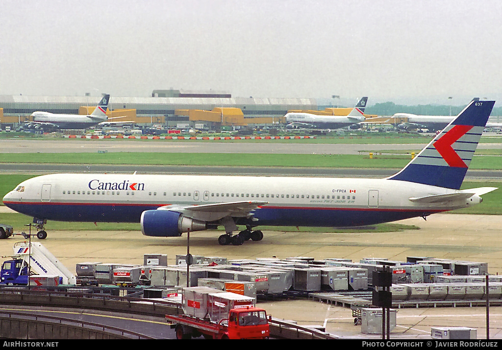 Aircraft Photo of C-FPCA | Boeing 767-375/ER | Canadian Airlines | AirHistory.net #639699
