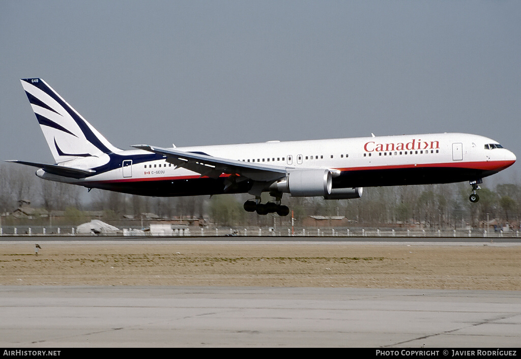 Aircraft Photo of C-GEOU | Boeing 767-375/ER | Canadian Airlines | AirHistory.net #639707