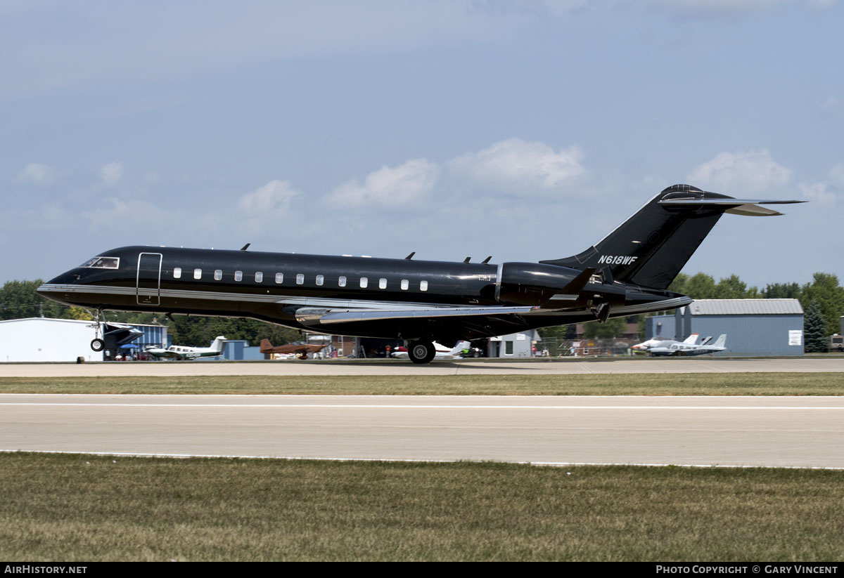 Aircraft Photo of N618WF | Bombardier Global Express (BD-700-1A10) | AirHistory.net #639713