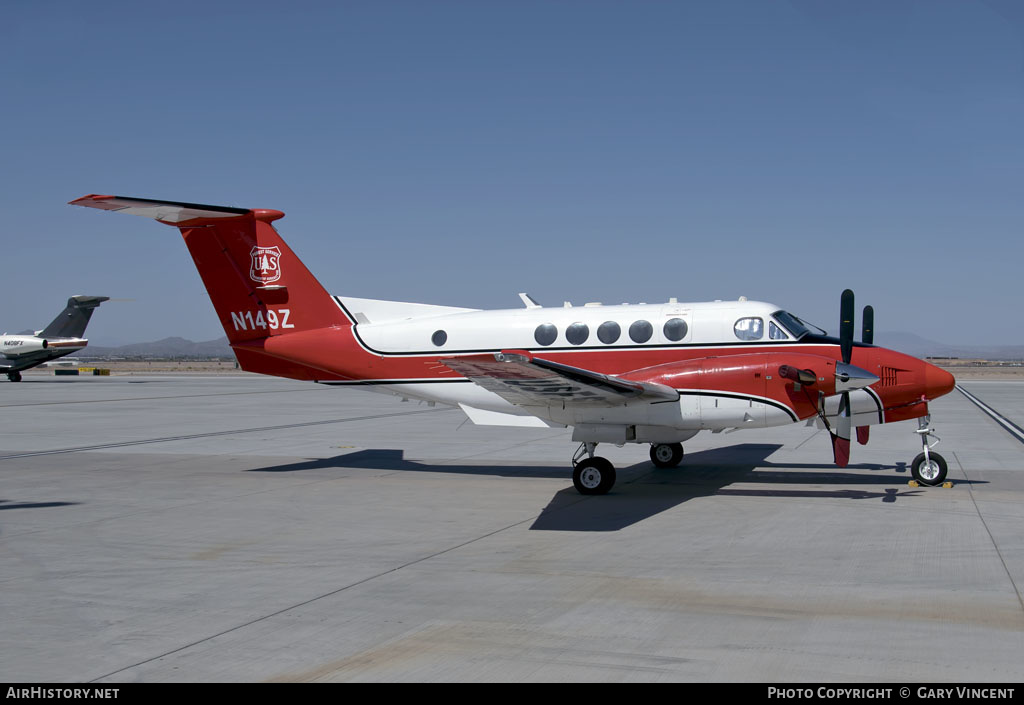 Aircraft Photo of N149Z | Beechcraft 200C King Air | US Forest Service - USFS | AirHistory.net #639719