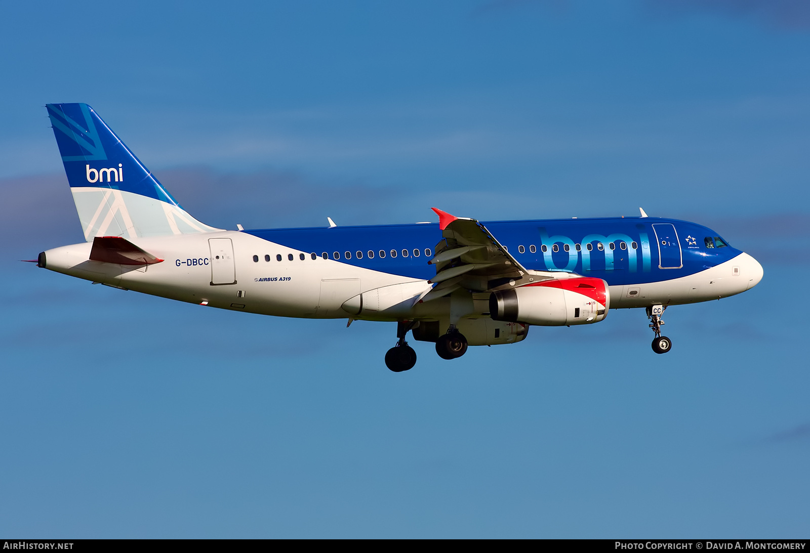 Aircraft Photo of G-DBCC | Airbus A319-131 | BMI - British Midland International | AirHistory.net #639754