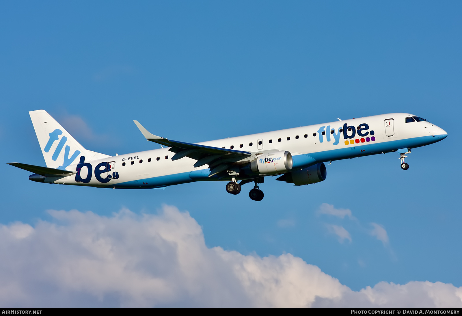 Aircraft Photo of G-FBEL | Embraer 195LR (ERJ-190-200LR) | Flybe | AirHistory.net #639756