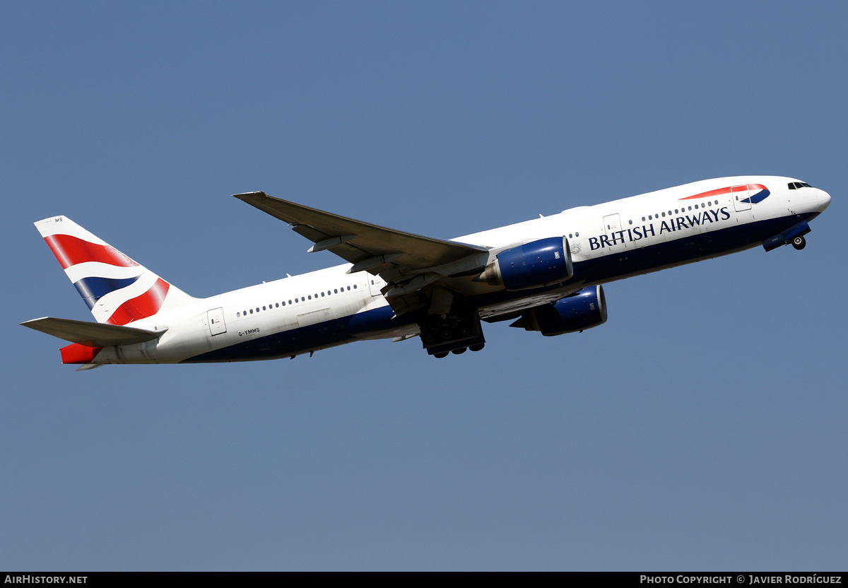 Aircraft Photo of G-YMMS | Boeing 777-236/ER | British Airways | AirHistory.net #639774