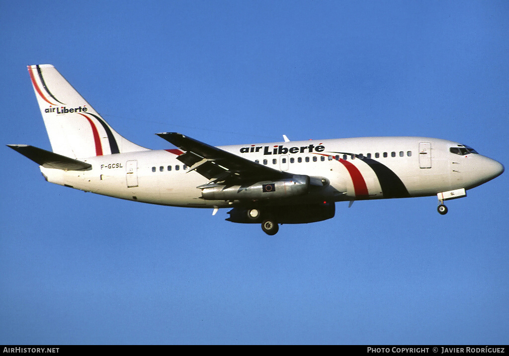 Aircraft Photo of F-GCSL | Boeing 737-222 | Air Liberté | AirHistory.net #639786