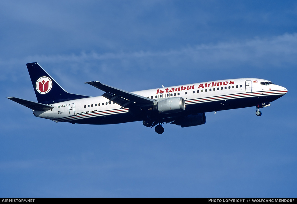 Aircraft Photo of TC-ACA | Boeing 737-4Y0 | Istanbul Airlines | AirHistory.net #639787