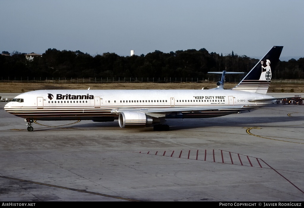 Aircraft Photo of G-OBYD | Boeing 767-304/ER | Britannia Airways | AirHistory.net #639789