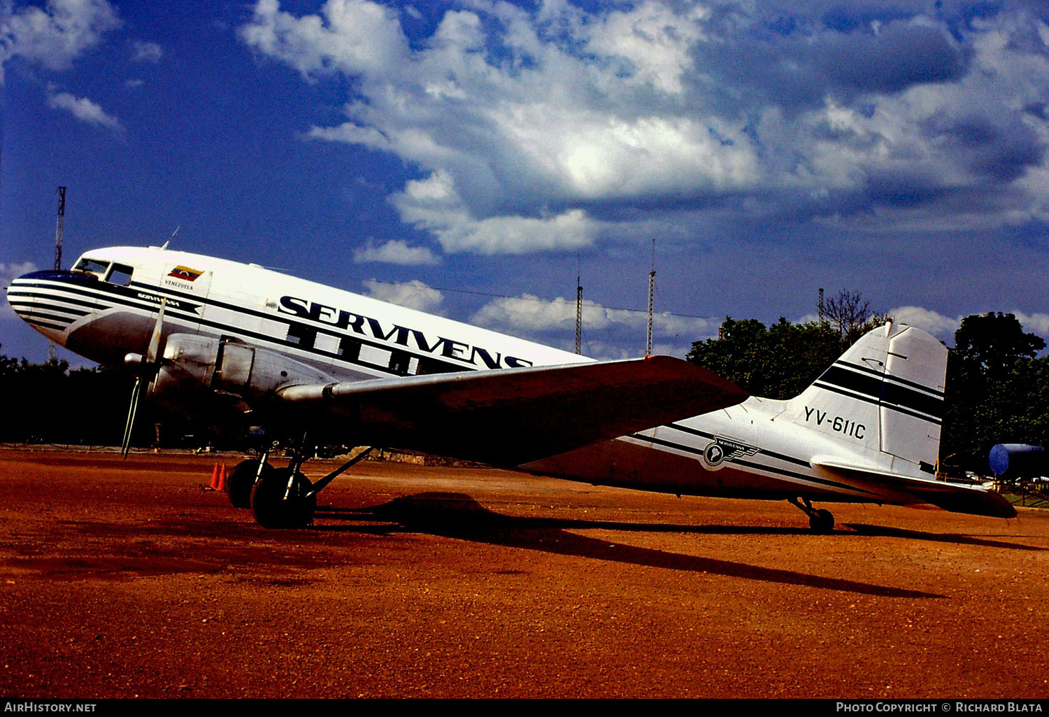 Aircraft Photo of YV-611C | Douglas DC-3A | Servivensa | AirHistory.net #639814