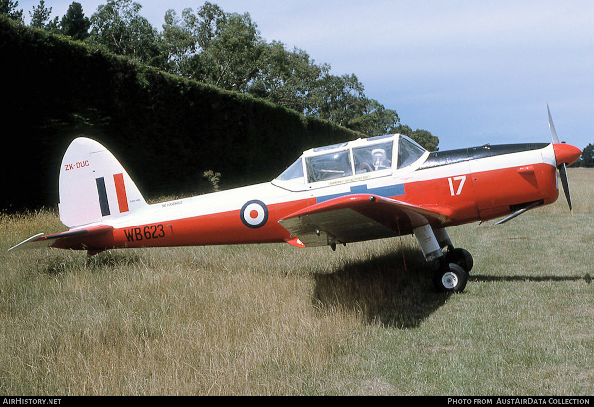 Aircraft Photo of ZK-DUC / WB623 | De Havilland DHC-1 Chipmunk T10 | UK - Air Force | AirHistory.net #639835