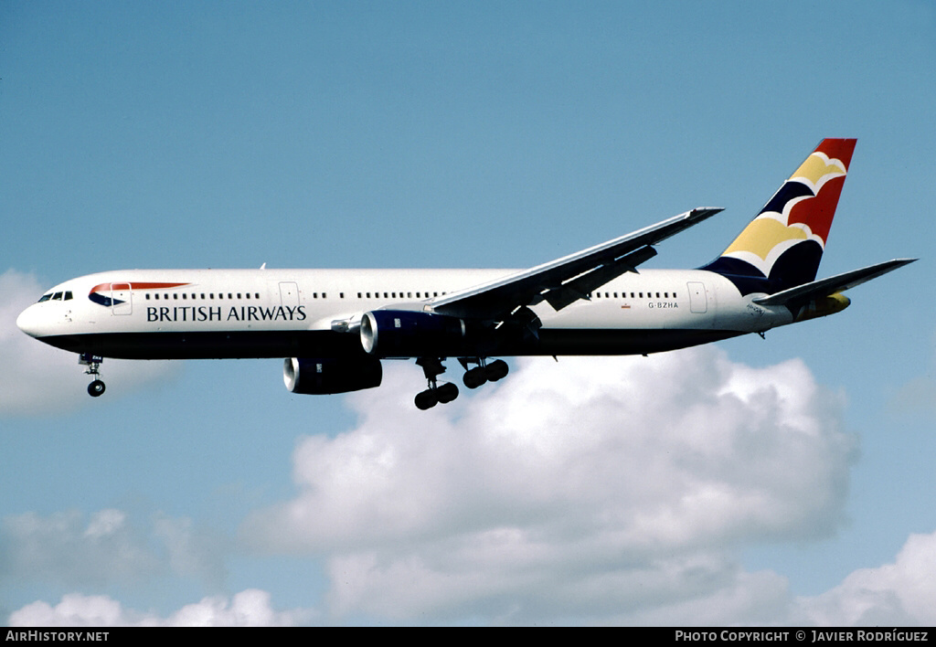 Aircraft Photo of G-BZHA | Boeing 767-336/ER | British Airways | AirHistory.net #639878