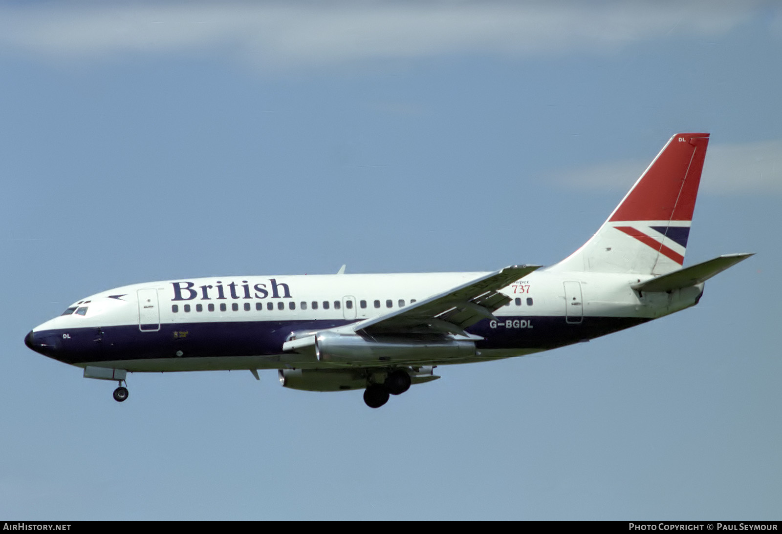 Aircraft Photo of G-BGDL | Boeing 737-236/Adv | British Airways | AirHistory.net #639886