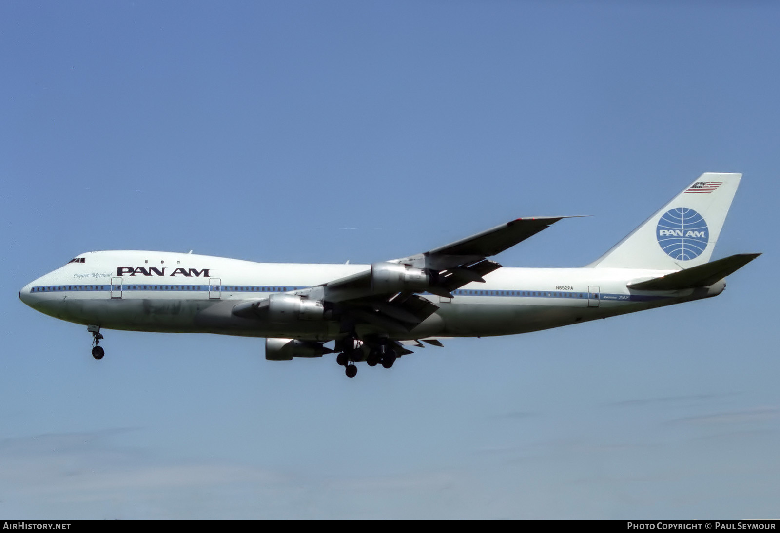 Aircraft Photo of N652PA | Boeing 747-121 | Pan American World Airways - Pan Am | AirHistory.net #639891