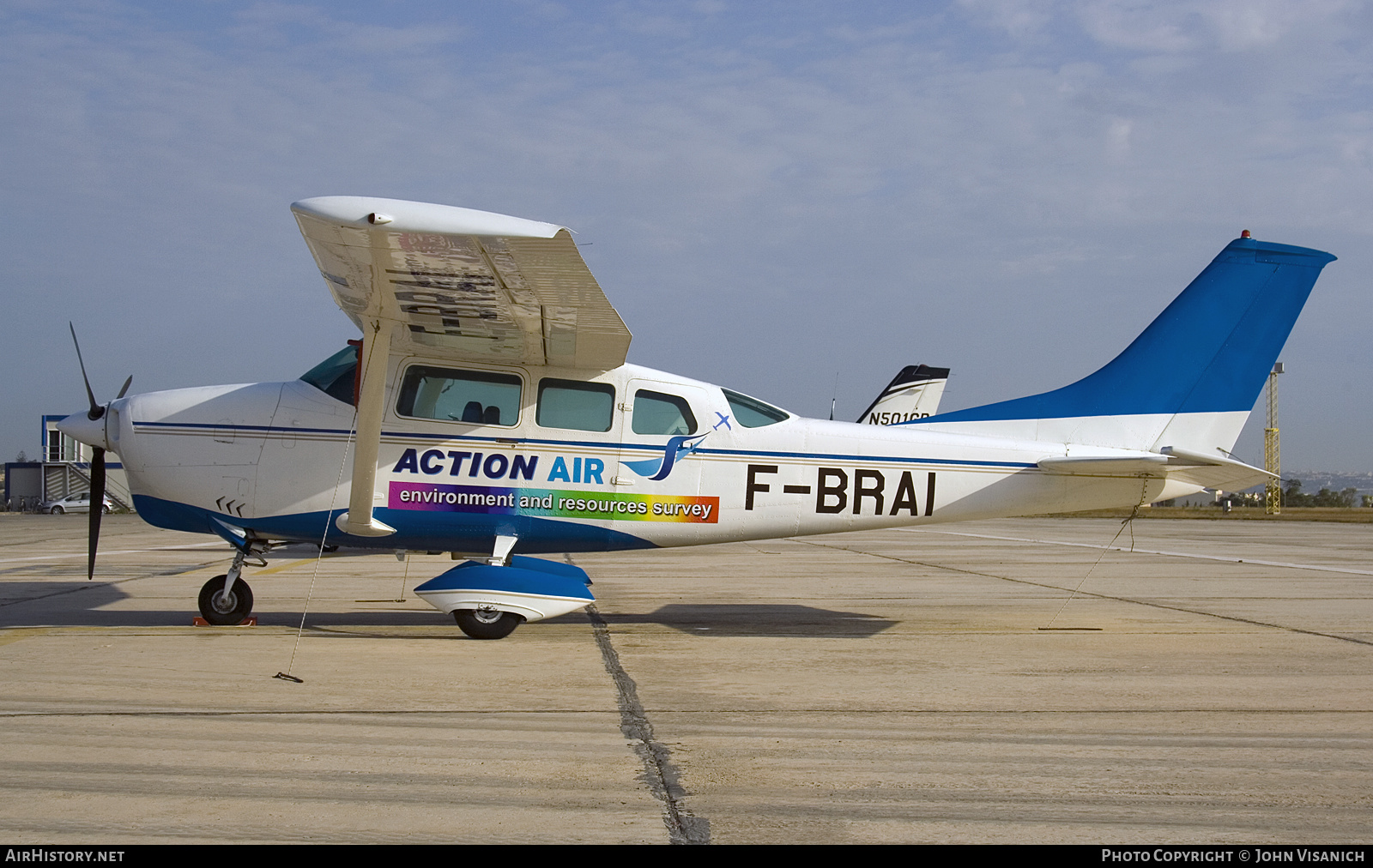 Aircraft Photo of F-BRAI | Cessna P206C Super Skylane | Action Air Environment and Resources Survey | AirHistory.net #639922
