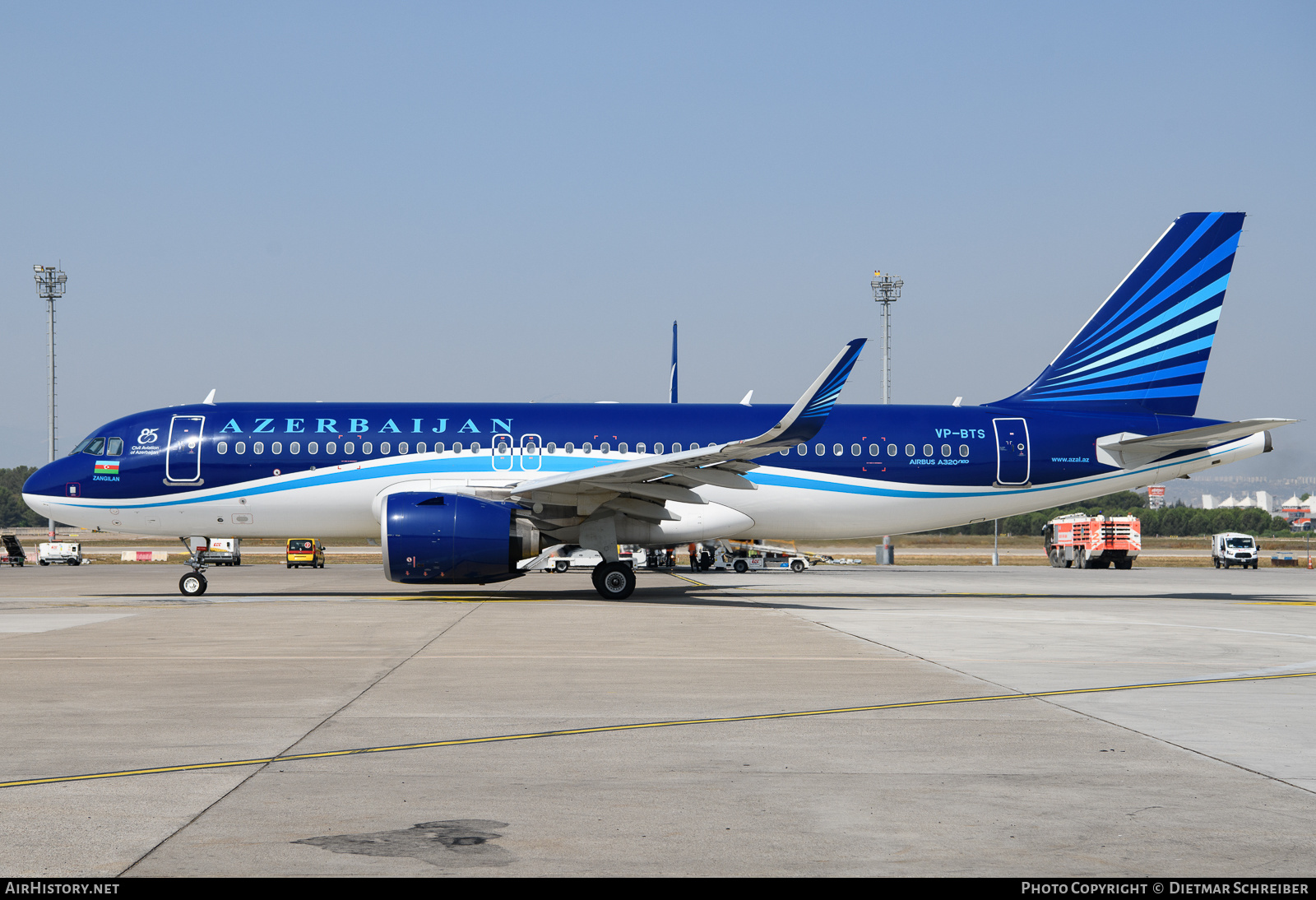 Aircraft Photo of VP-BTS | Airbus A320-271N | Azerbaijan Airlines - AZAL - AHY | AirHistory.net #639926