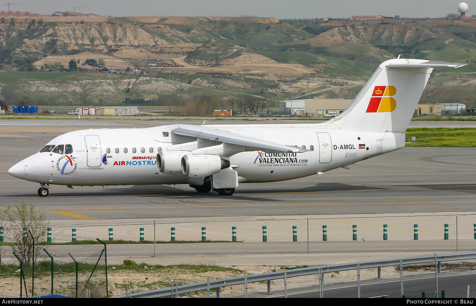 Aircraft Photo of D-AMGL | British Aerospace BAe-146-200 | Iberia Regional | AirHistory.net #639935