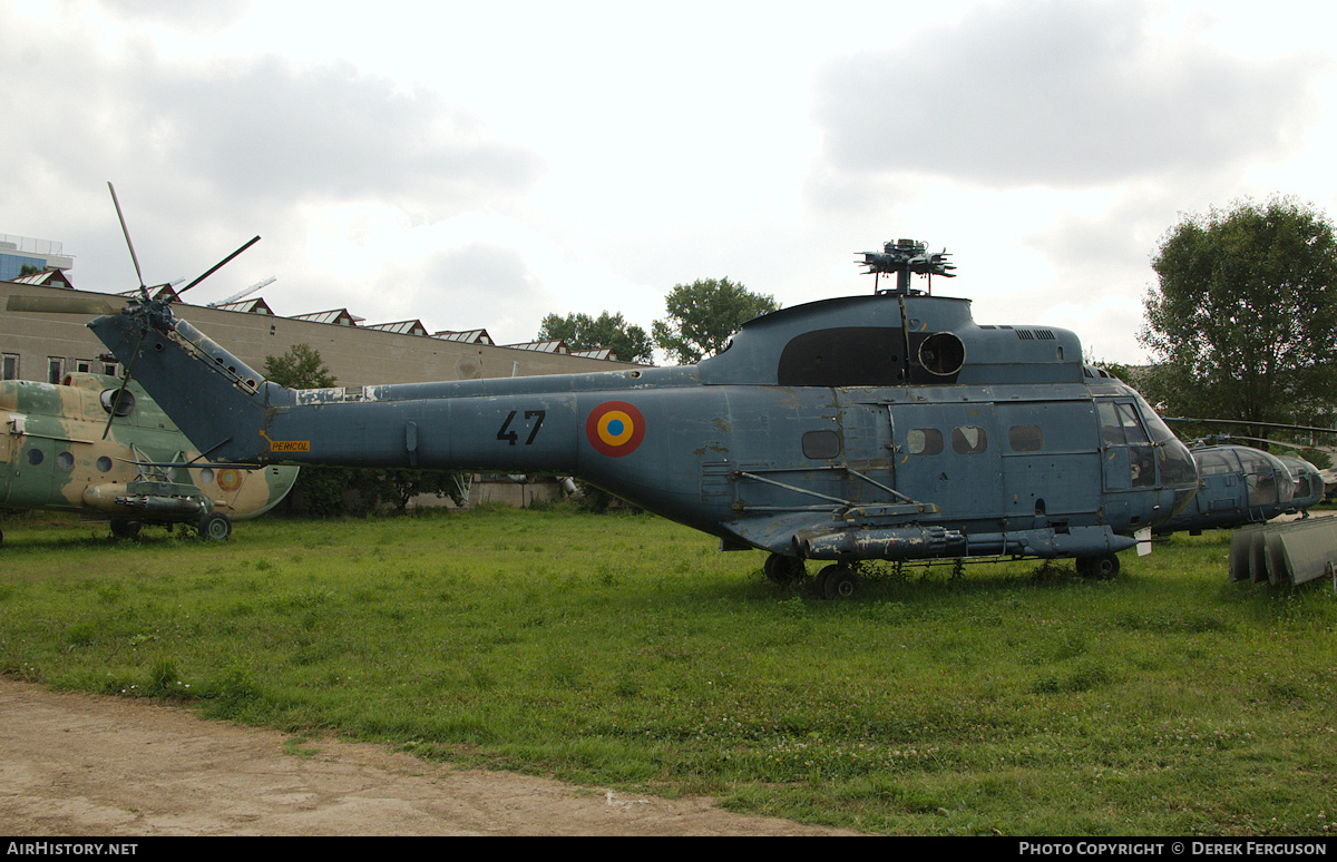 Aircraft Photo of 47 | Aerospatiale IAR-330L Puma | Romania - Air Force | AirHistory.net #639941