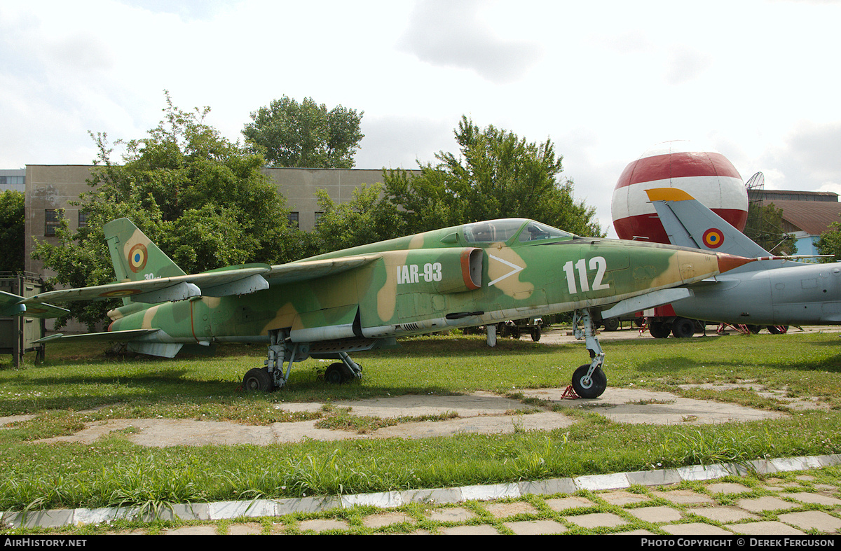 Aircraft Photo of 112 | Craiova IAR-93A Vultur | Romania - Air Force | AirHistory.net #639942