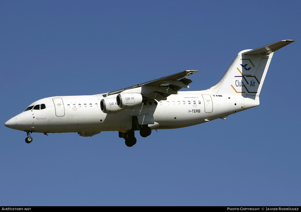 Aircraft Photo of I-TERB | British Aerospace BAe-146-200A | Club Air | AirHistory.net #639972