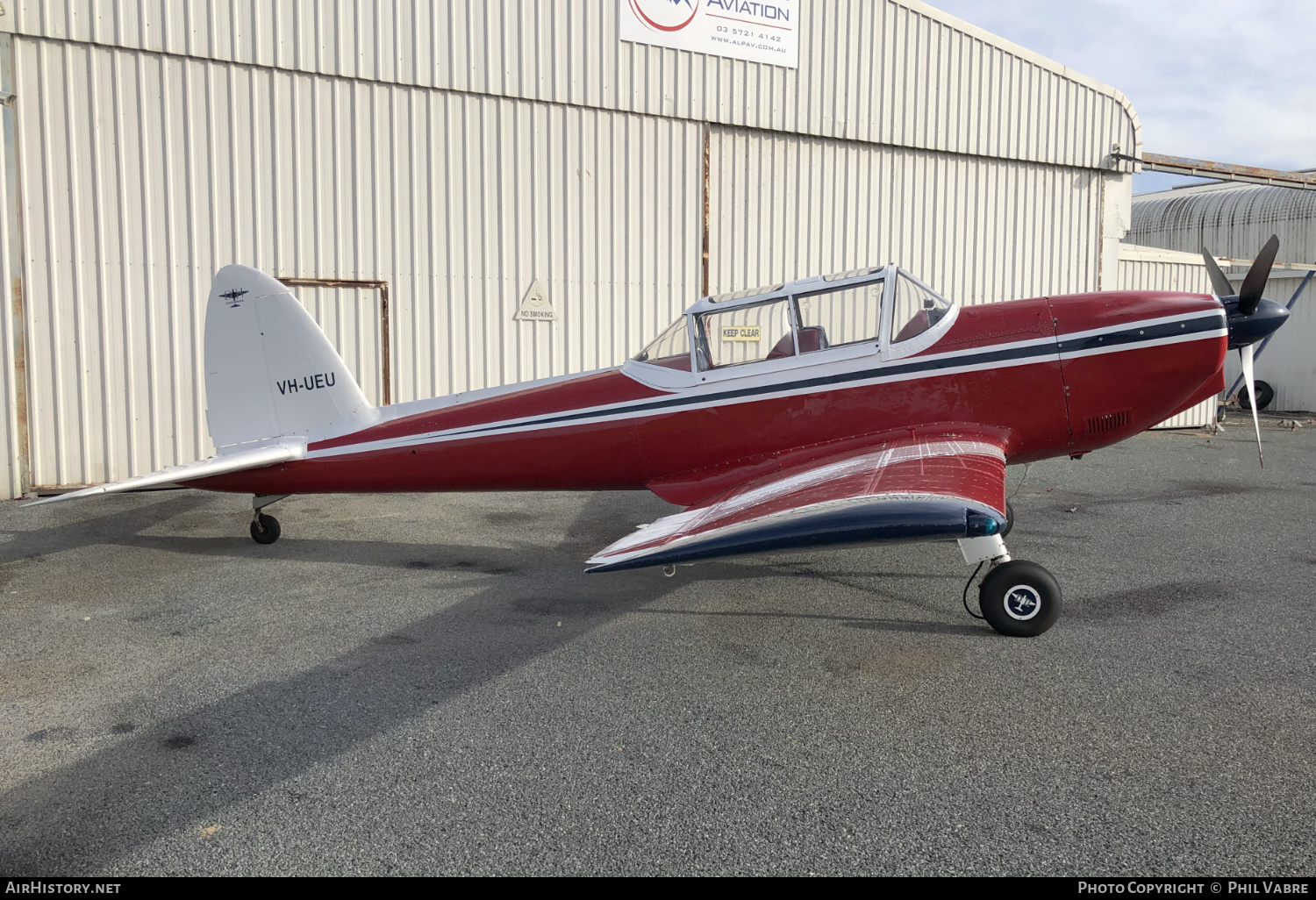 Aircraft Photo of VH-UEU | De Havilland DHC-1 Chipmunk T10 | AirHistory.net #639988