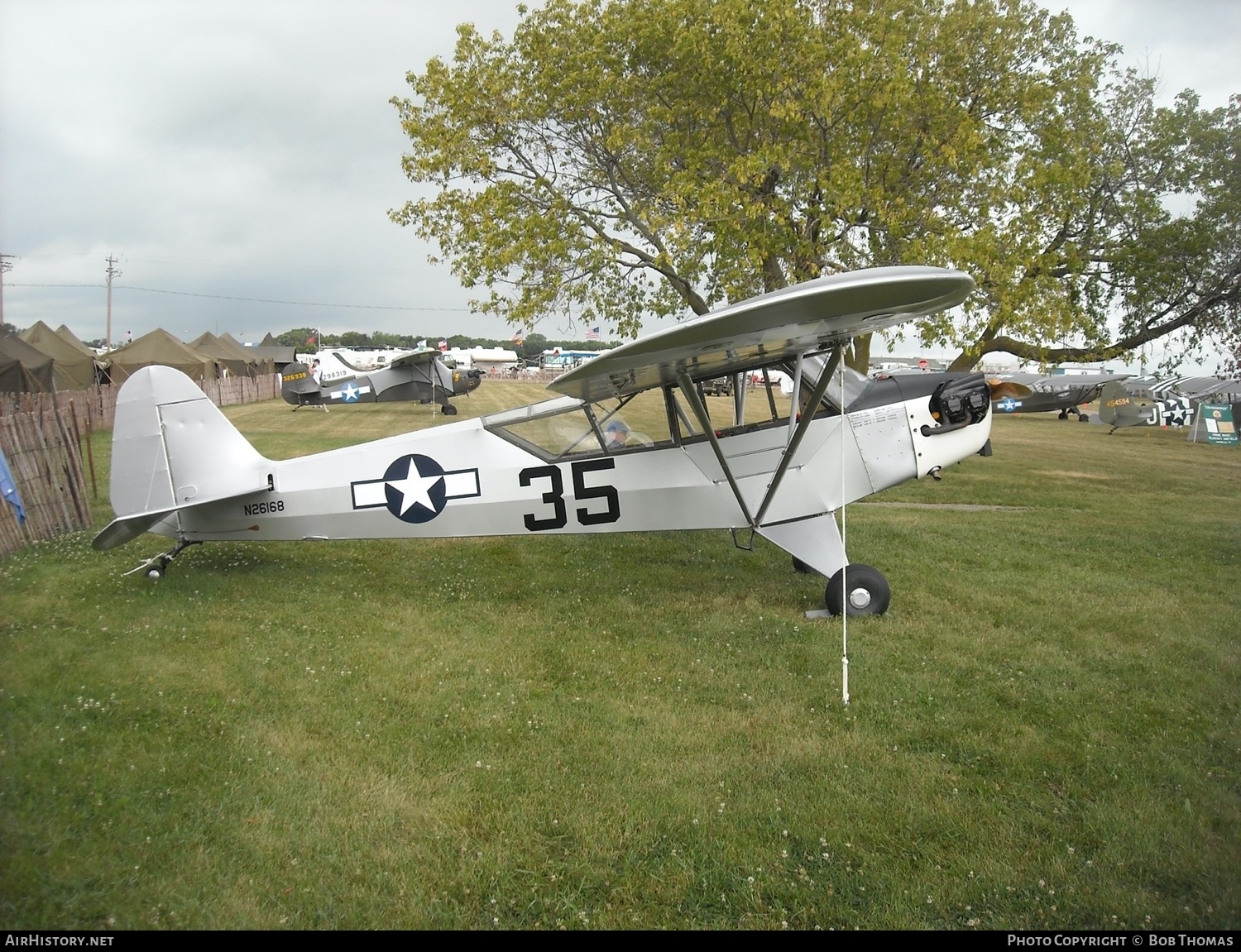 Aircraft Photo of N26168 | Piper J-3C-65 Cub | USA - Air Force | AirHistory.net #639990