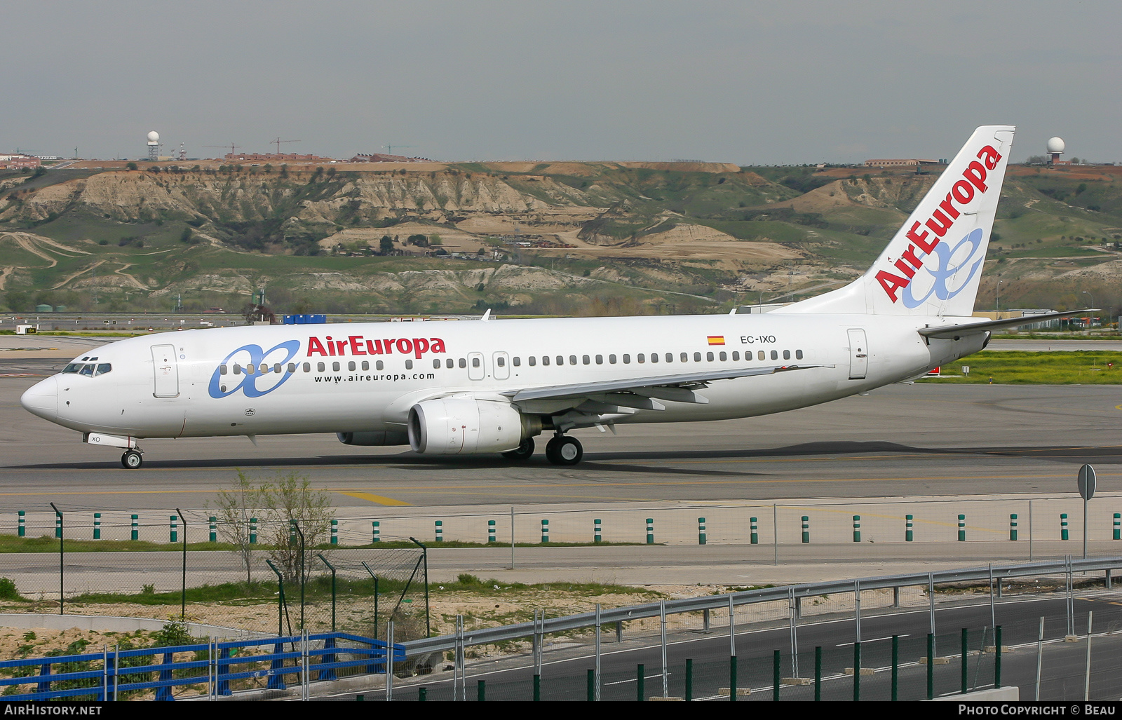 Aircraft Photo of EC-IXO | Boeing 737-883 | Air Europa | AirHistory.net #640038