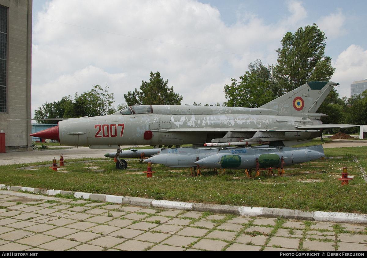 Aircraft Photo of 2007 | Mikoyan-Gurevich MiG-21R | Romania - Air Force | AirHistory.net #640070
