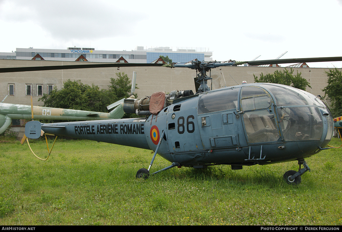 Aircraft Photo of 86 | IAR IAR-316B Alouette III | Romania - Air Force | AirHistory.net #640076